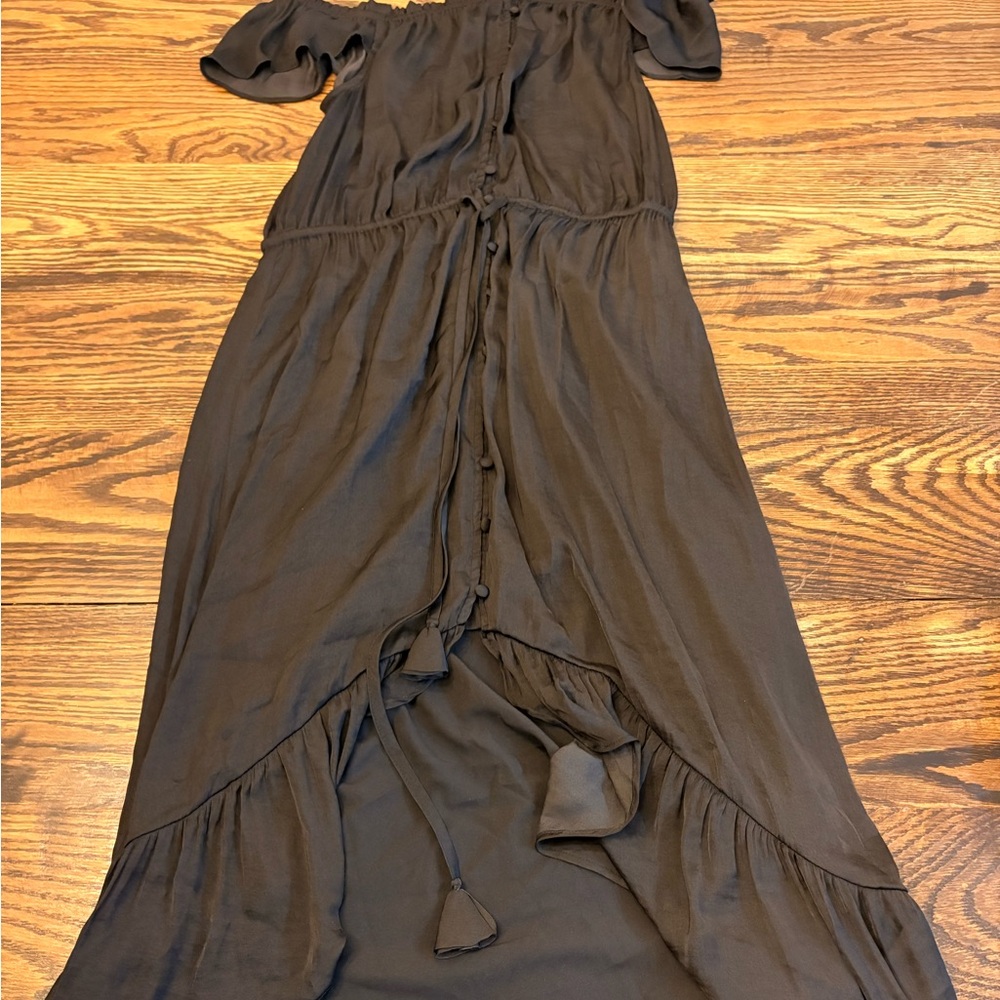 The Impeccable Pig Black High Low Dress